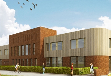 Nieuwbouw Wallant College te Dordrecht